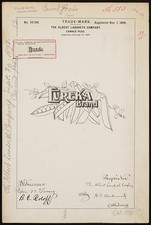 Photo:Albert Landreth Co Eureka Brand Canned Peas Trademark 1898 picture