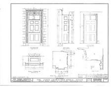 Photo:Hawthorne NJ Judge John S. Van Winkle House 1900s HABS door details picture