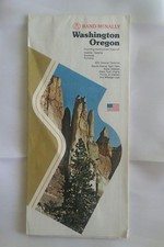 Rand McNally Washington Oregon Road Map picture