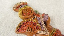 Vintage Handcrafted Ceramic Wall Figure; Convento Jesus Maria S.A. De Aracena C picture