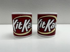 Galerie Kit Kat Hershey Candy Coffee Tea Mug Cup Set of Two with Handle picture
