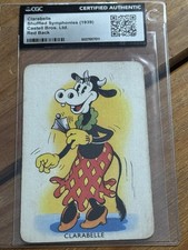 1939 Castell Bros. Disney Shuffled Symphonies Clarabelle Cow Red Back VG+ picture