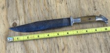Vintage Mexican Knife Eagle Head Etched Blade Mexico picture