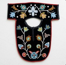 Handmade Ojibwe Beaded Yoke Collar Native American Powwow Regalia Women YK524 picture