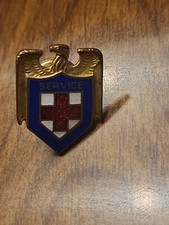 AMERICAN RED CROSS WW2 SERVICE PIN picture