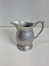 Vintage Pewter Creamer with handle 4 inches picture