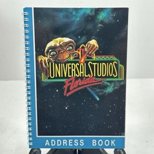 1990 Universal Studios Florida Souvenir Address Book,E.T.,KingKong Rare picture