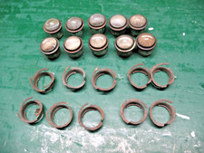 SIGNA # 3 CAT  EYE  REFLECTORS / RETAINER COLLARS  LOT OF 10  BASE DIAM 9/16'' picture