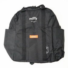 Miffy Backpack BOOK Black Ver Dick Bruna Large School Laptop Bag picture