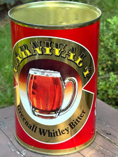 Vintage Carnival 4 Bitter Empty Mini Keg Draft Beer Can - 4 Pints-England picture