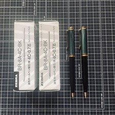 Excellent Pelikan Souveran K300 D300 Green Stripe 2-Piece Set Rare picture