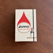 Perfect Condition antique Zippo Lighter In perfect Original Box picture