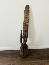 Mossi Karanga Plank Mask From Burkina Faso West Africa 36 Inch Long picture
