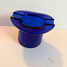 Lowell Blue Top Hat Glass Ashtray Lowell Hand Cream Deodorant Advertisement picture