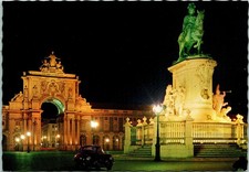 Lisboa Portugal Commerce Square Postcard unused (23514) picture
