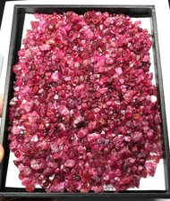 Spinel hot Red Rough lot - 200 Grams - from Burma#spinel picture