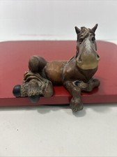 Vintage Elmer Horse Handcrafted Over Shelf Unmarked Unbranded picture