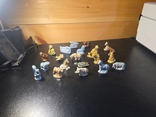Lot of 22 Small Multicolor Ceramic Animal & Nautical Figurines Glossy Glazed picture
