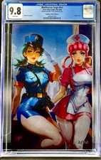 Multiverse Saga #nn CGC 9.8 - Pokemon Cop Jenny & Nurse Joy A - METAL Limited 10 picture