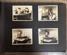 1930s 1940s Family Photo Album Original – 57 Photos Golden Gate Bridge Wedding picture