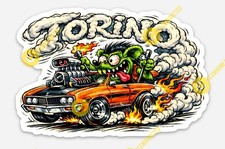 Ford Gran Torino MAGNET - Muscle Car Vintage Big Boy Rat Fink Ford Classic picture
