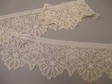 Antique Victorian Honiton Lace Flounce picture