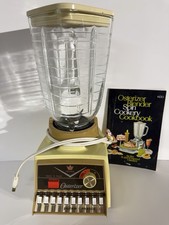 Vintage Osterizer Imperial Pulse Matic 10 Glass Blender & Cookbook picture