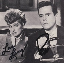 Lucille Ball & Desi Arnaz - Signed Photo picture