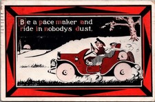 1913 Automobile Postcard 