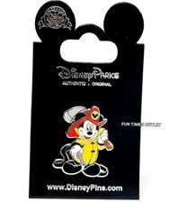 Disney Parks Mickey Mouse Firefighter Career Pin Collectible Trading Licensed  picture