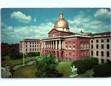 Vintage Lusterchrome Postcard: State House, Boston, MA picture