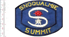 Skiing Snoqualmie Summit West Recreation Area Washington Patch No Tariff picture