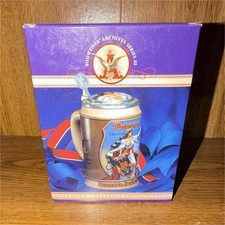 Budweiser Archives Series III Greatest Triumph Lidded Stein w/ Box Breweriana picture