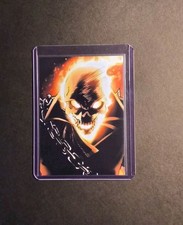 Marvel Comic Book Heroes Cuatom Sketch Card Print GHOST RIDER Johnny Blaze ACEO picture