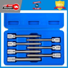 Neiko 10076A 3/8 Inch Drive Extra Long Metric Hex Bit Socket Set 7 Piece 3-10mm picture