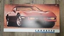 1988 Dealership Cardboard Poster Chevrolet C4 Corvette OEM Z51 GM  picture