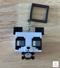 Minecraft Backpack Buddies 2025 Scented Keychain Key Ring Panda with Cake picture