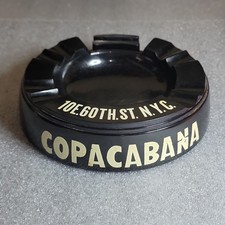 VTG 1950's Copacabana Original Nightclub Ashtray Bakelite 10 E. 60th St NYC S19 picture