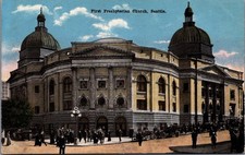 First Presbyterian Church Seattle WA Early 1900s Puget Sound News Co. Postcard picture