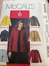 McCall's pattern 4933 womens/womens petite jackets size RR (18W-42) picture