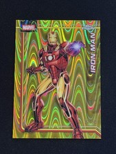 2026 Topps Chrome Marvel - Iron Man Gold Raywave Refractor /50 #057 picture