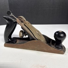 VINTAGE SoJo No. 4 Carpenters Wood Plane Plastic Handles Beautiful Antique USA picture