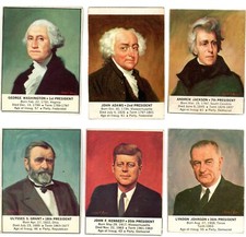 1964 General Mills F272-34 Presidential Portraits You Pick *FINISH YOUR SET* picture