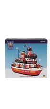 2008 Lemax Carole Towne Harbor Fire Rescue Boat Light Up picture