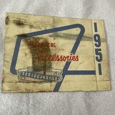 Buick 1951 Accessories Brochure Factory Engineered Custom Designed Parts picture