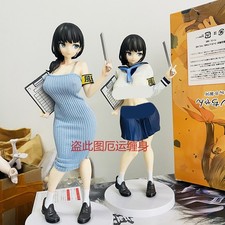 1pc Sexy Girl Anime Figure Toy Statue illustration Girl 1figure 2suits 10in New picture