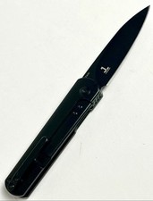 Kizer Feist EDC Knife, S35VN Steel Pocket Knife, Black Titanium Handle Folding picture