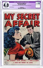 My Secret Affair #1 CGC 4.0 RESTORED 1949 1968459010 picture