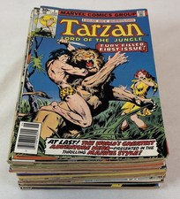 1970's Edgar Rice Burroughs Marvel Comics TARZAN #1-29 ~ FULL SET + Annual 1 2 3 picture