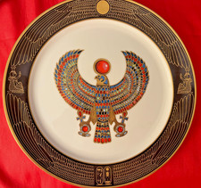 3 Vintage 10 3/4 inch Plates KING TUT'S GOLDEN TREASURES 1977-1979 picture